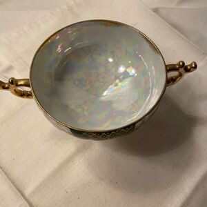 Royal Sealy China double handled compote footed bowl